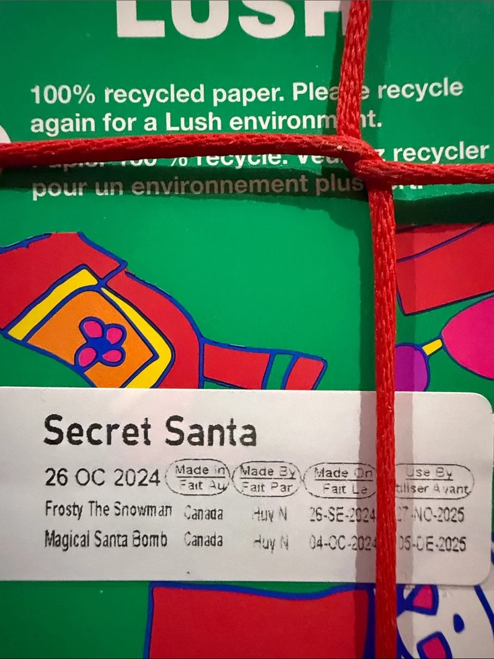 Lush Secret Santa Gift Set